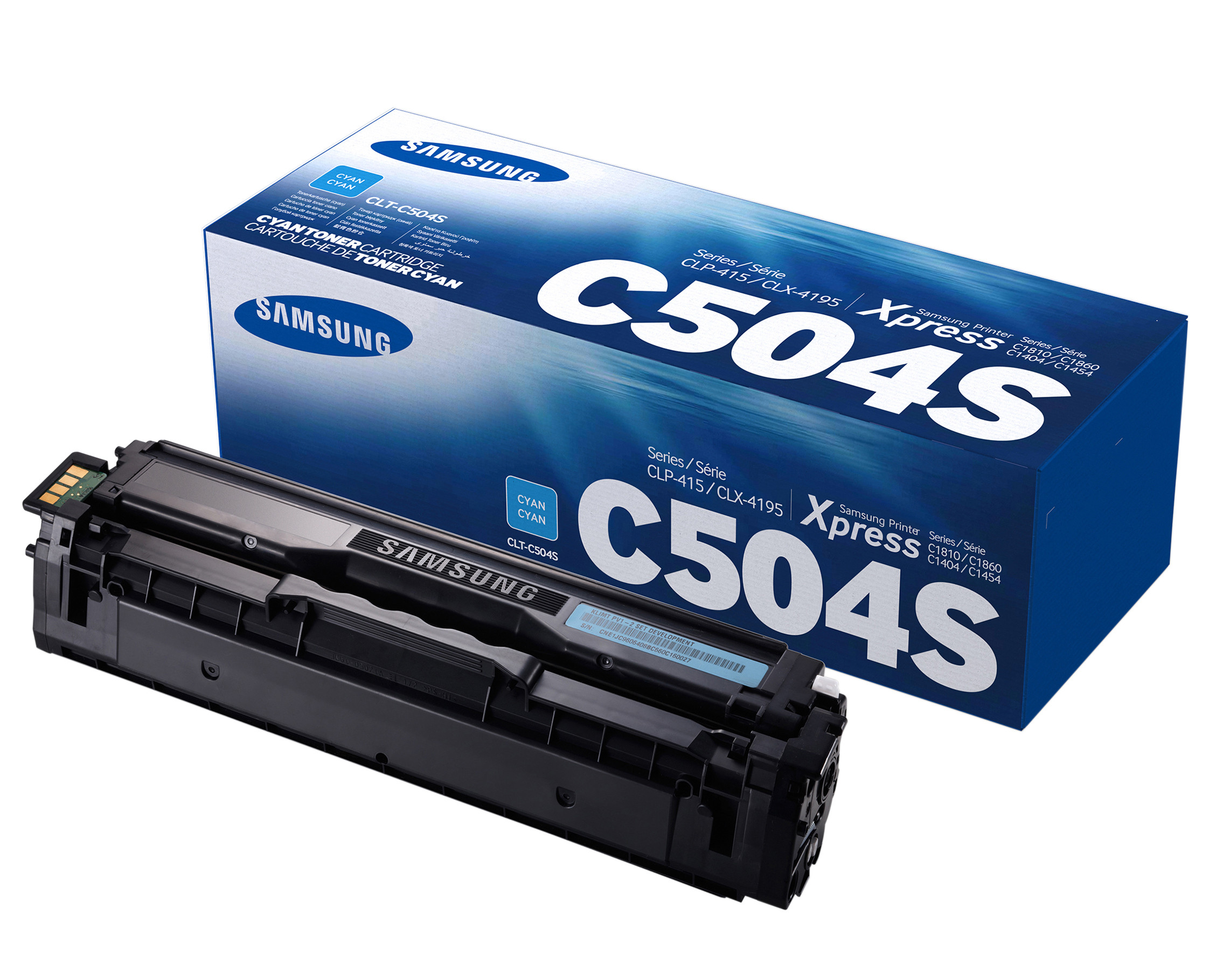 Samsung Cartouche de toner CLT-C504S SU025A - Cyan