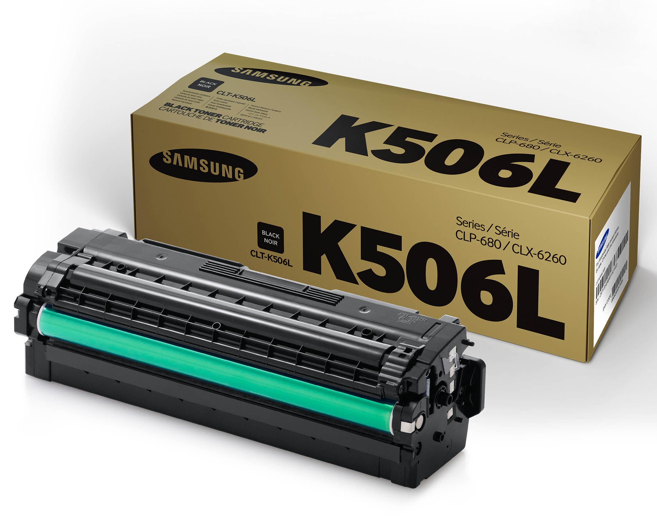 Samsung Cartouche de toner CLT-K506L SU171A grande capacité - Noir