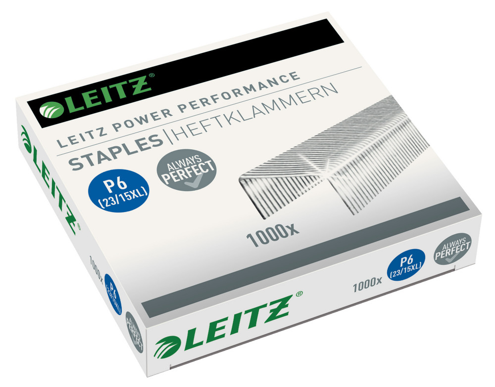 Leitz Agrafes Power PerformanceP6 23/15XL - Botede 1000