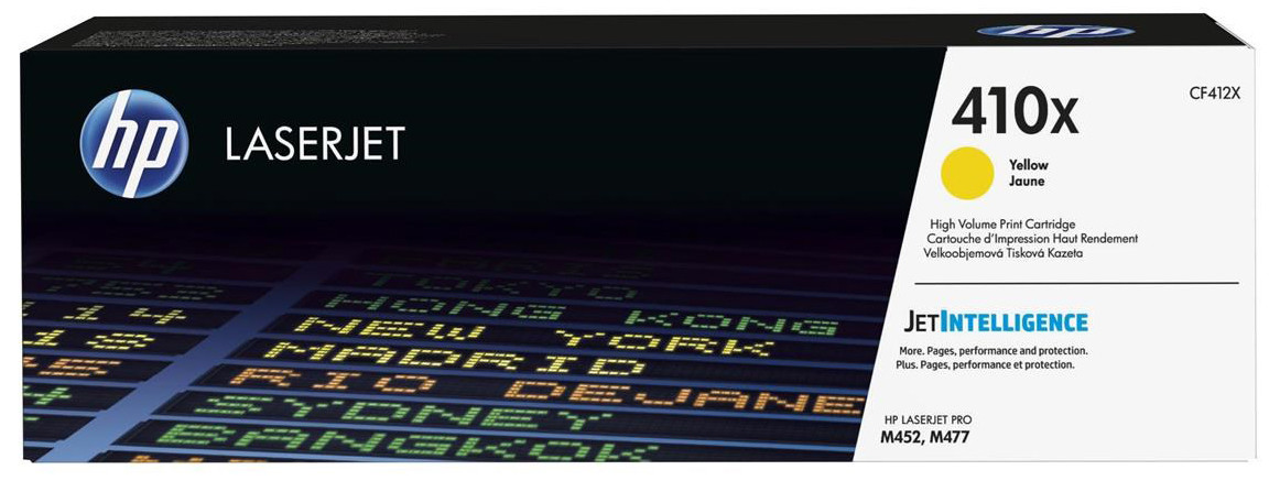 HP CF412X Jaune - vue 3