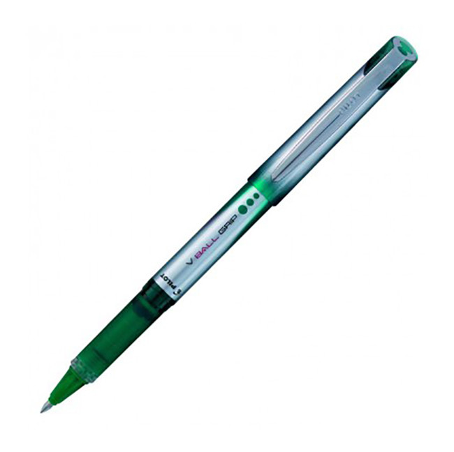 Pilot V Ball Stylo roller encre liquide à capuchon pointe moyenne 0,7 mm vert