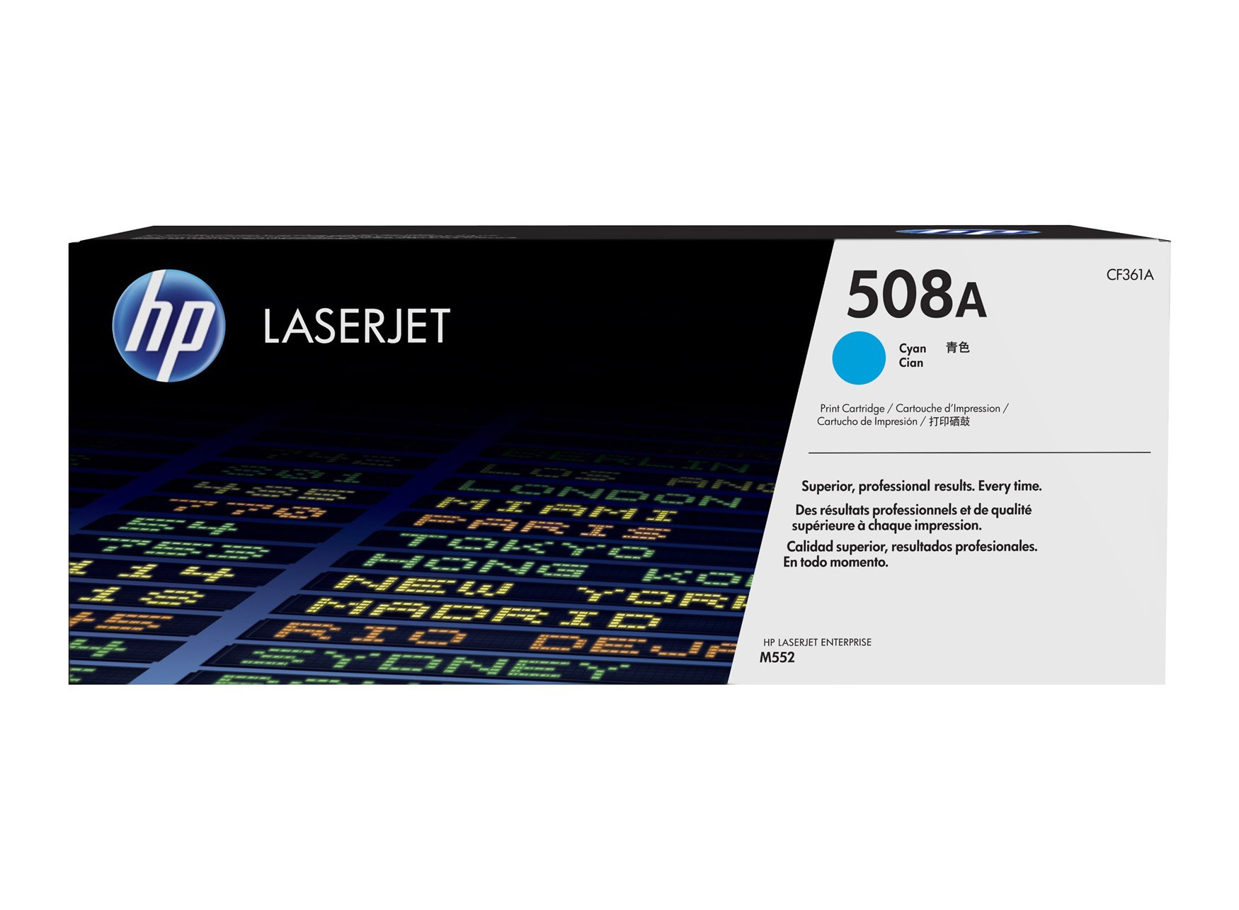 HP cyan original LaserJet cartouche de toner CF361A - vue 2