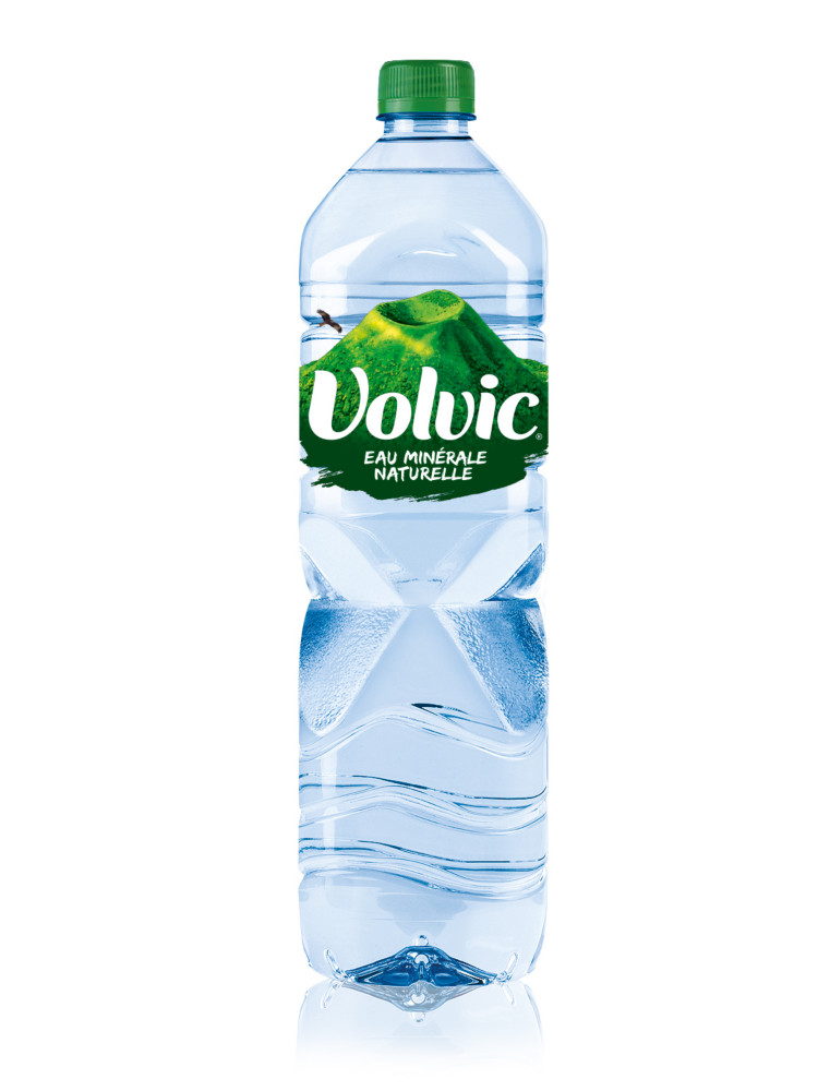 Volvic Eau minrale naturelle - Eau plate - Lot 12 bouteilles PET 1,5 L