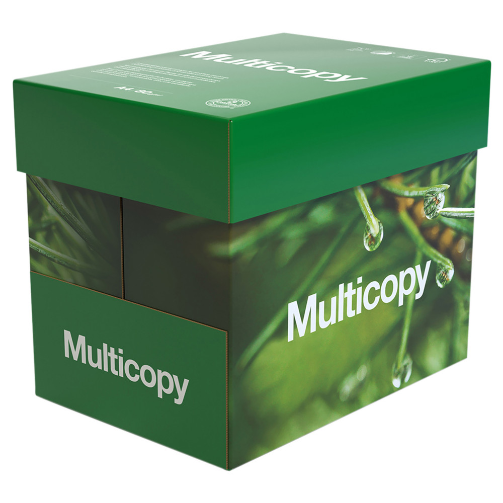 Multicopy Papier A4 blanc co-responsable - 80g - Bote de 2500 feuilles