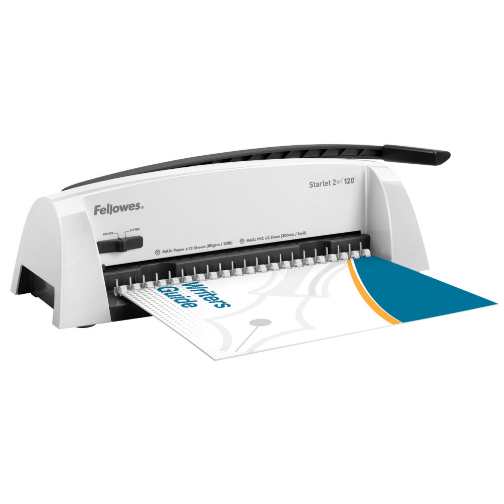 Fellowes Starlet 2+ machine  relier manuelle  peigne, pour relier un dossier jusqu' 120 feuilles - A4 (210 x 297 mm)