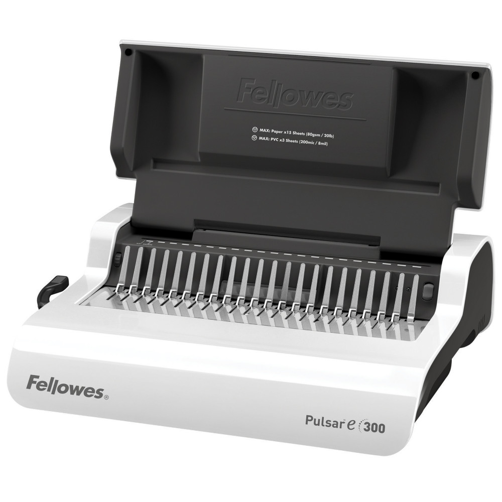 Fellowes Pulsar-E 300 - machine  relier lectrique par peigne, pour relier un dossier jusqu' 300 feuilles - A4 (210 x 297 mm)