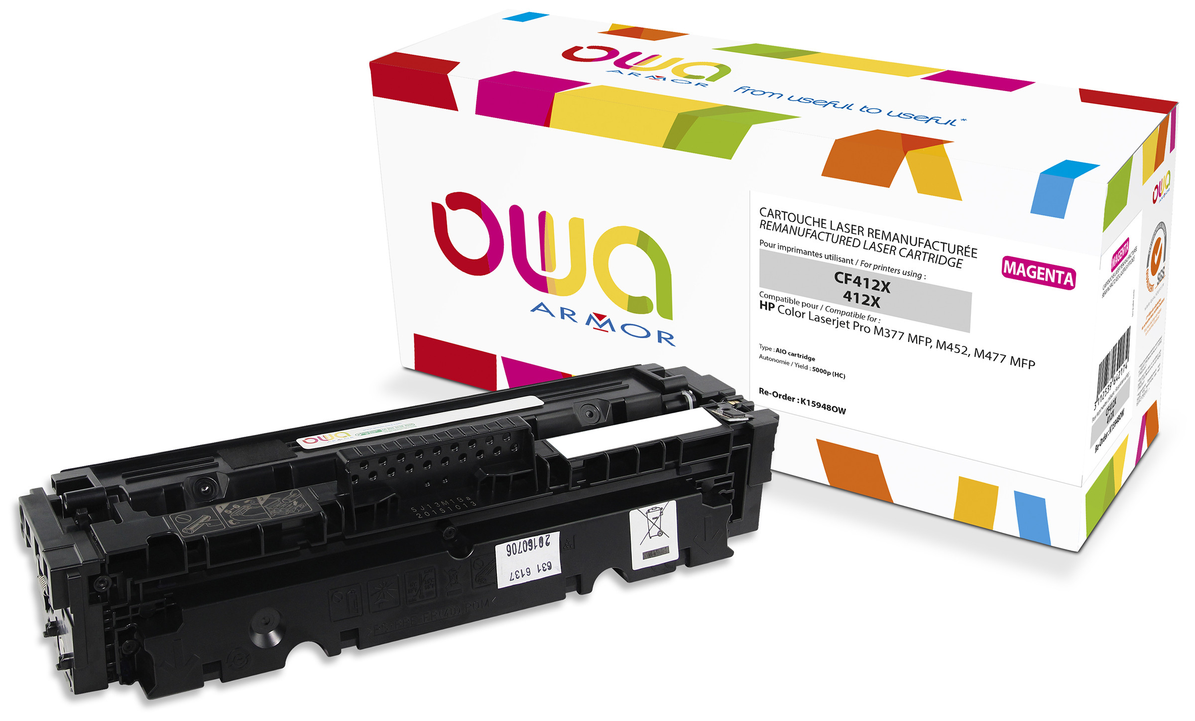 OWA Toner compatible HP 410X CF413X - K15948OW - Magenta