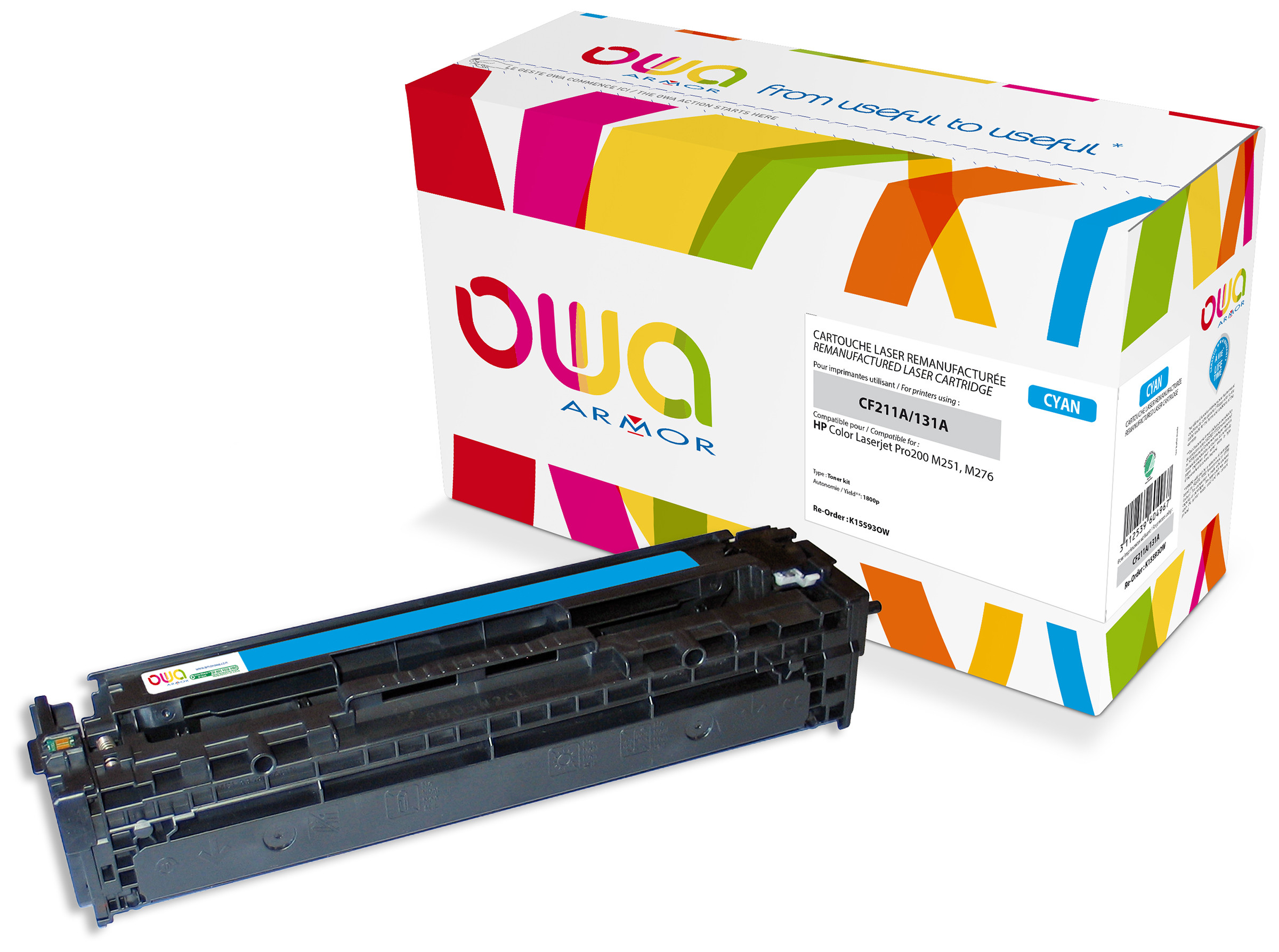 OWA Toner compatible HP 131A CF211A - K15593OW - Cyan