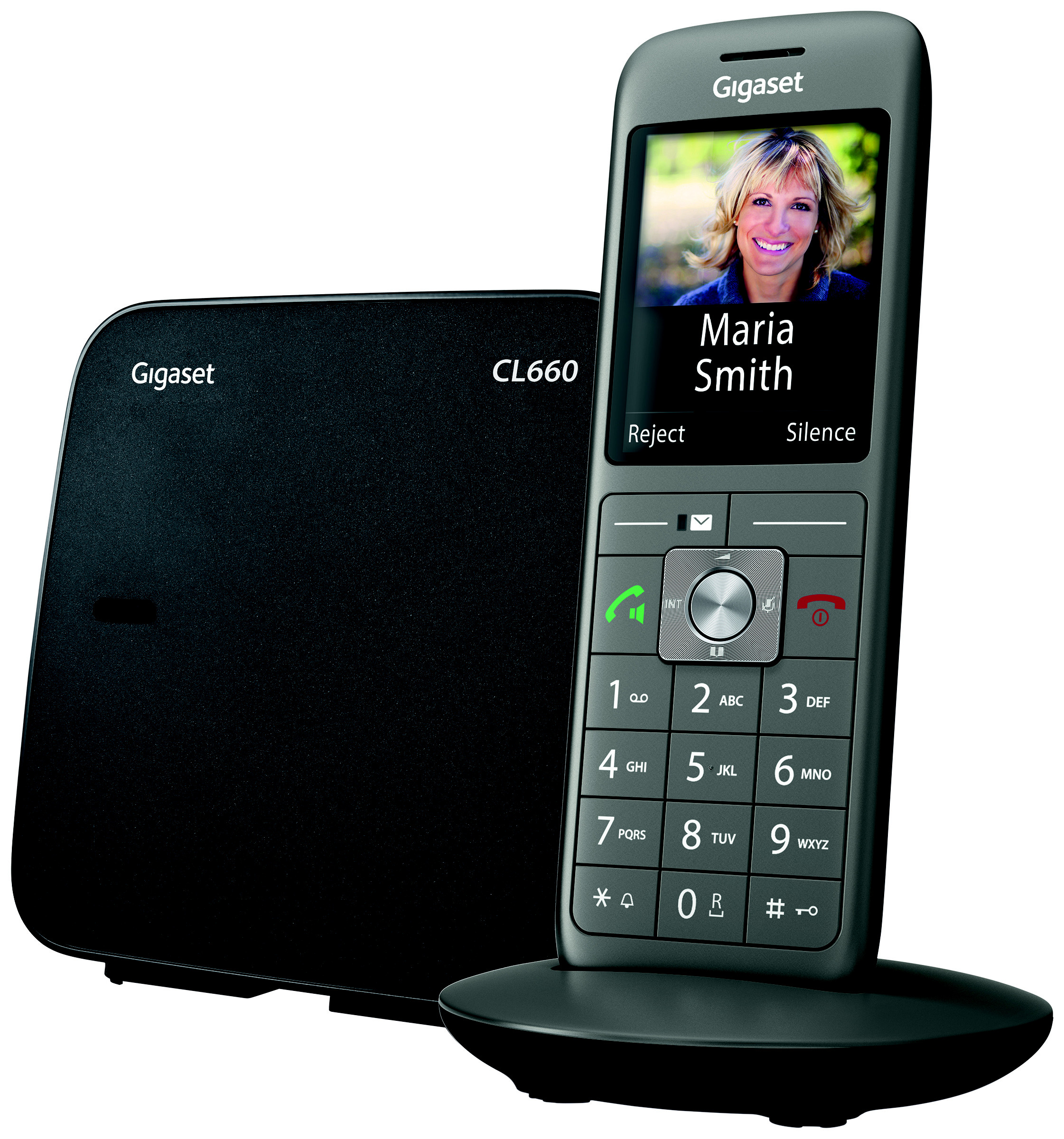Gigaset Téléphone sans fil CL660 Duo Gris - vue 3