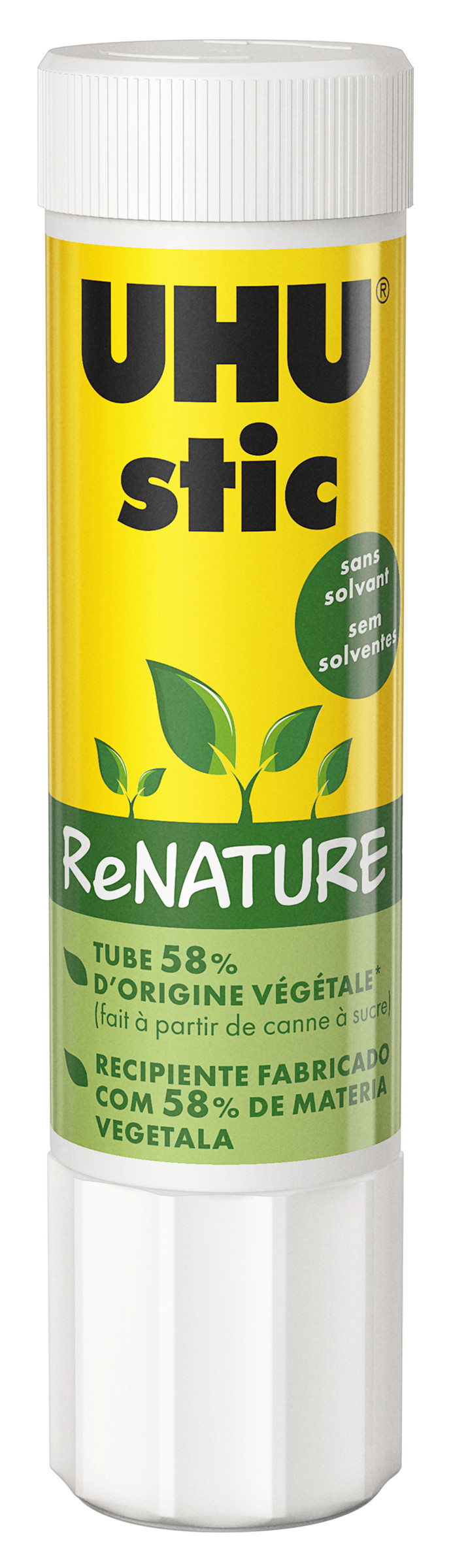 Uhu Stic ReNATURE Bâton de colle blanche 40g