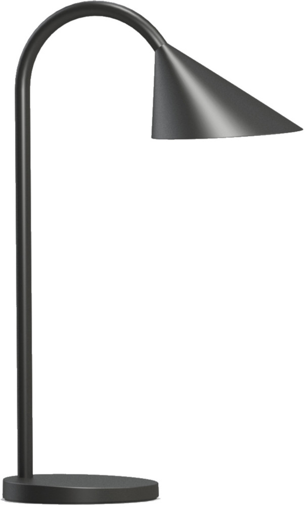 Unilux Lampe de bureau Sol - Led intgre - 4W - Bras flexible - Noir