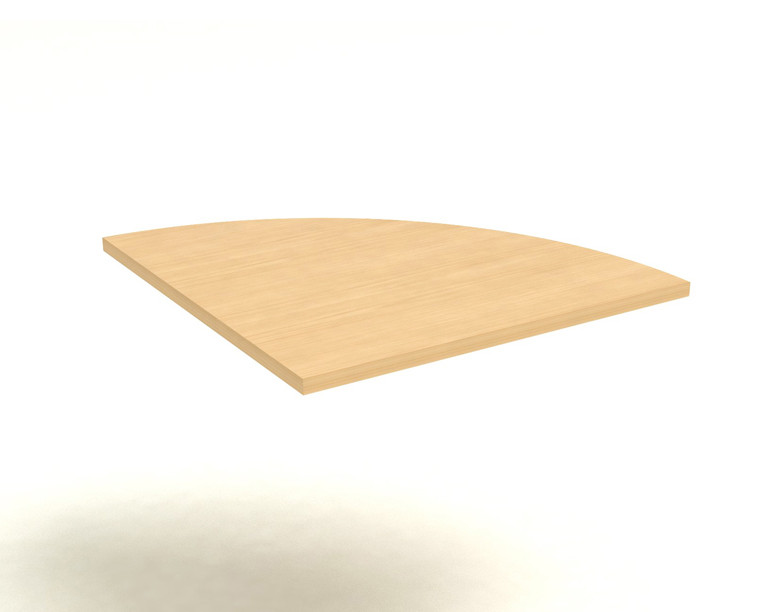 Angle de liaison 90 arrondi Pronto Mtal - Plateau Htre