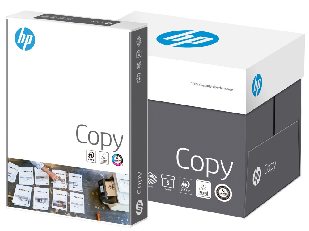 HP Papier A4 blanc Copy - 80g - Lot de 5 ramettes de 500 feuilles