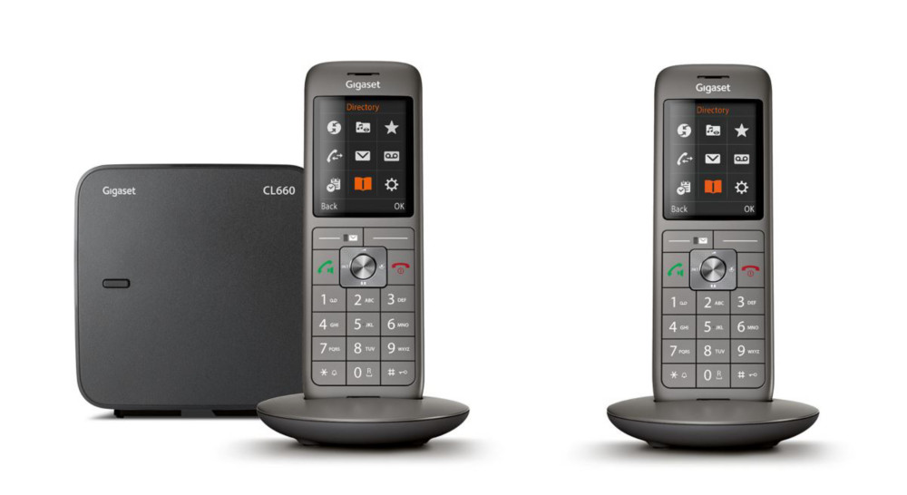 Gigaset Tlphone sans fil CL660 Duo - Anthracite