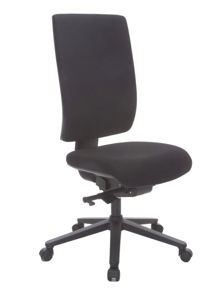 Fauteuil de bureau Infinity 2 en Tissu polyester Noir Hauteur rglable - Dossier Roulette