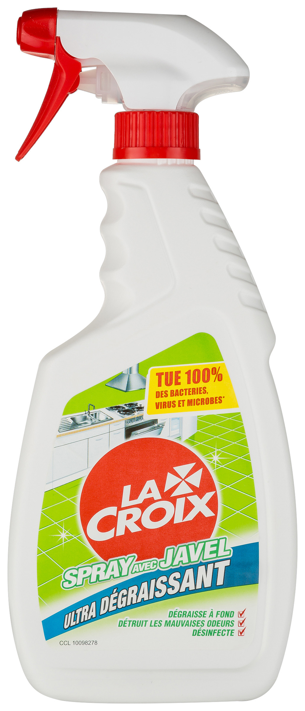 La Croix Nettoyant désinfectant Ultra-dégraissant - Spray de 500 ml