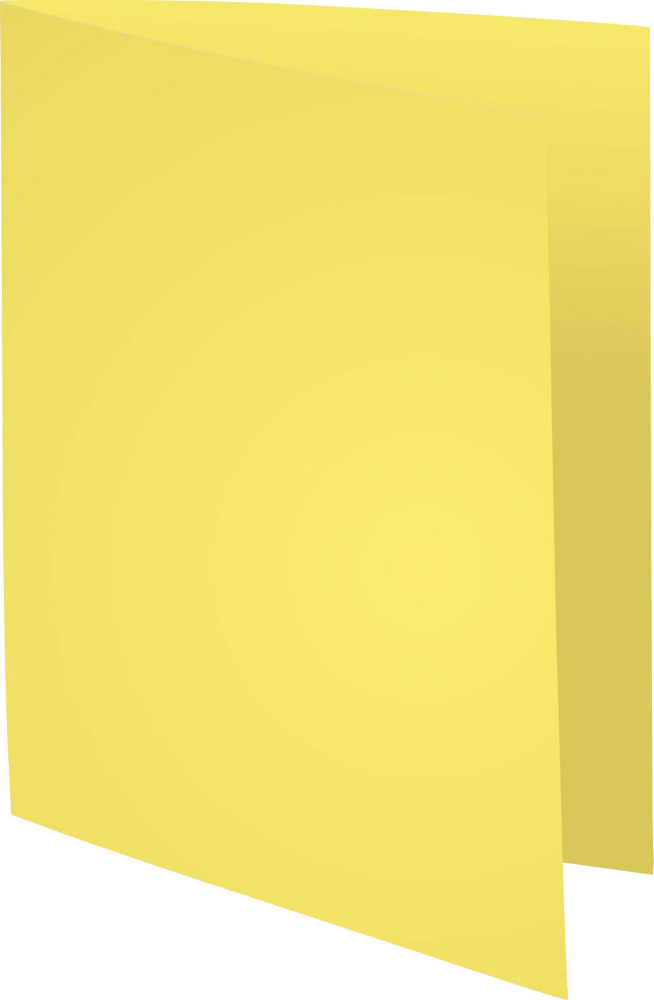 Exacompta Chemises Forever en carte recycle 220g/m - Jaune - Lot de 100
