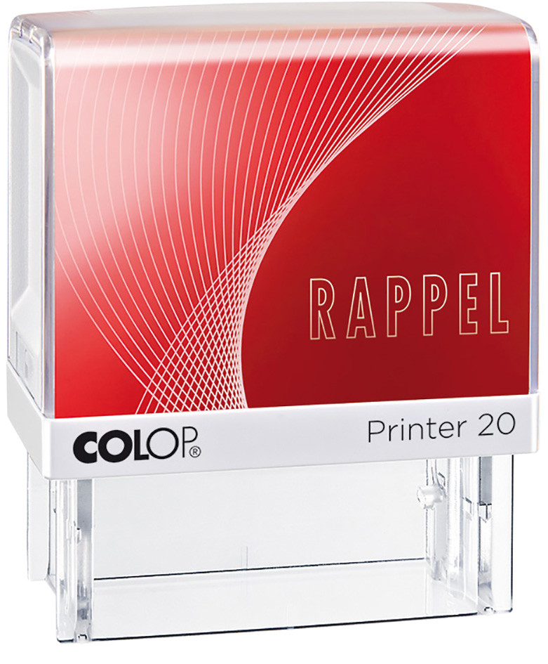 Colop Tampon encreur Printer 20 - Formule commerciale ''Rappel''