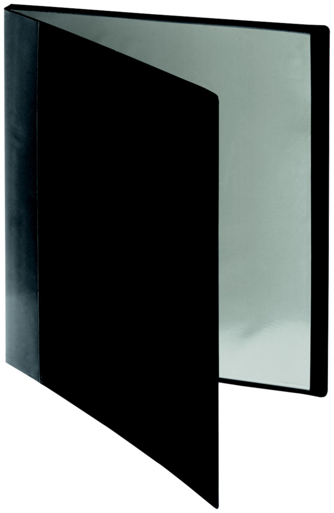 Porte vues Budget A4 - 20 pochettes - Noir