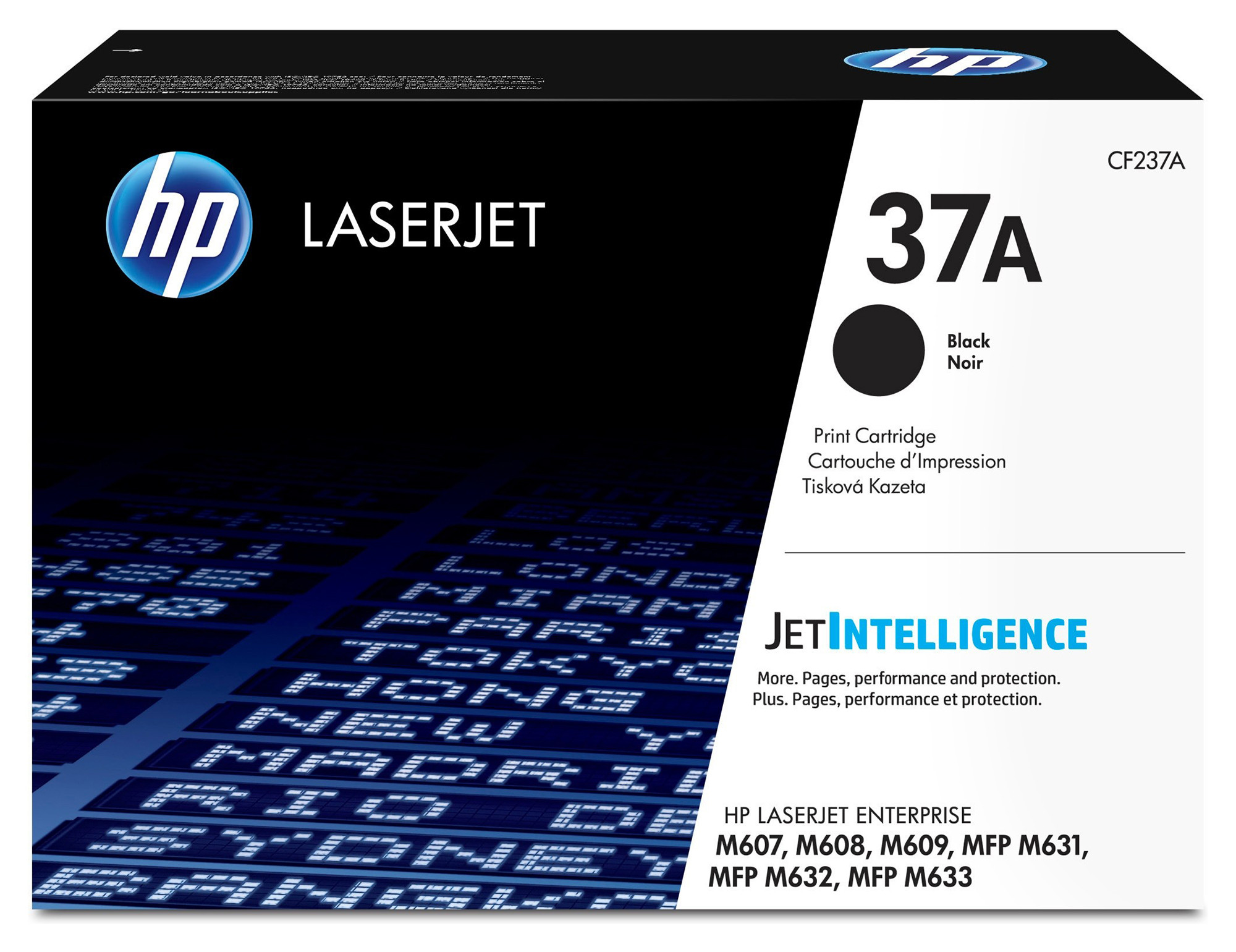 HP 37A Toner authentique CF237A - Noir