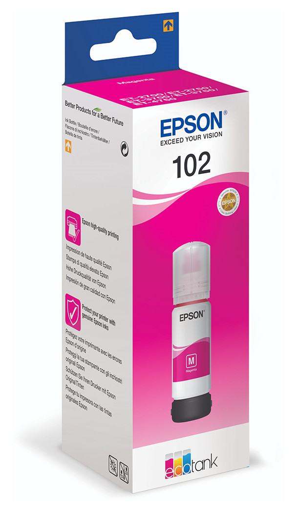 Epson 102 Recharge d'encre originale EcoTank C13T03R340 - Magenta