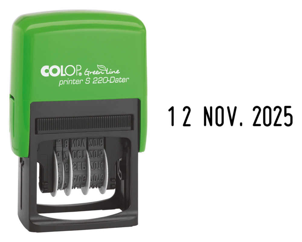 Colop Tampon dateur Printer Green Line S220 - Noir