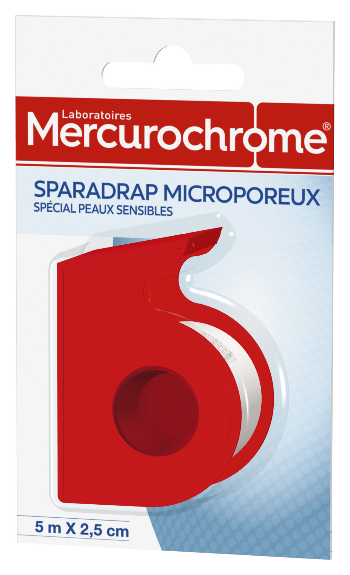 Mercurochrome Sparadrap  Microporeux - 5 m x 2,5 cm