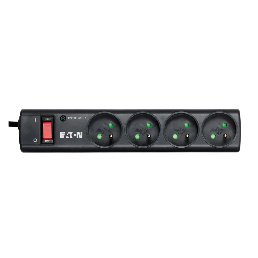 Eaton Multiprise parafoudre Protection Strip 4 FR - 4 prises