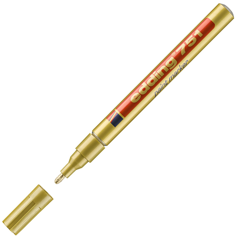 Marqueur Edding 751 Effet Laqué Pointe Fine 1 2 mm Lot de 10 - vue 2