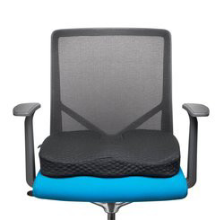 Kensington Coussin d'assise Premium avec gel refroidissant, forme en U - Noir