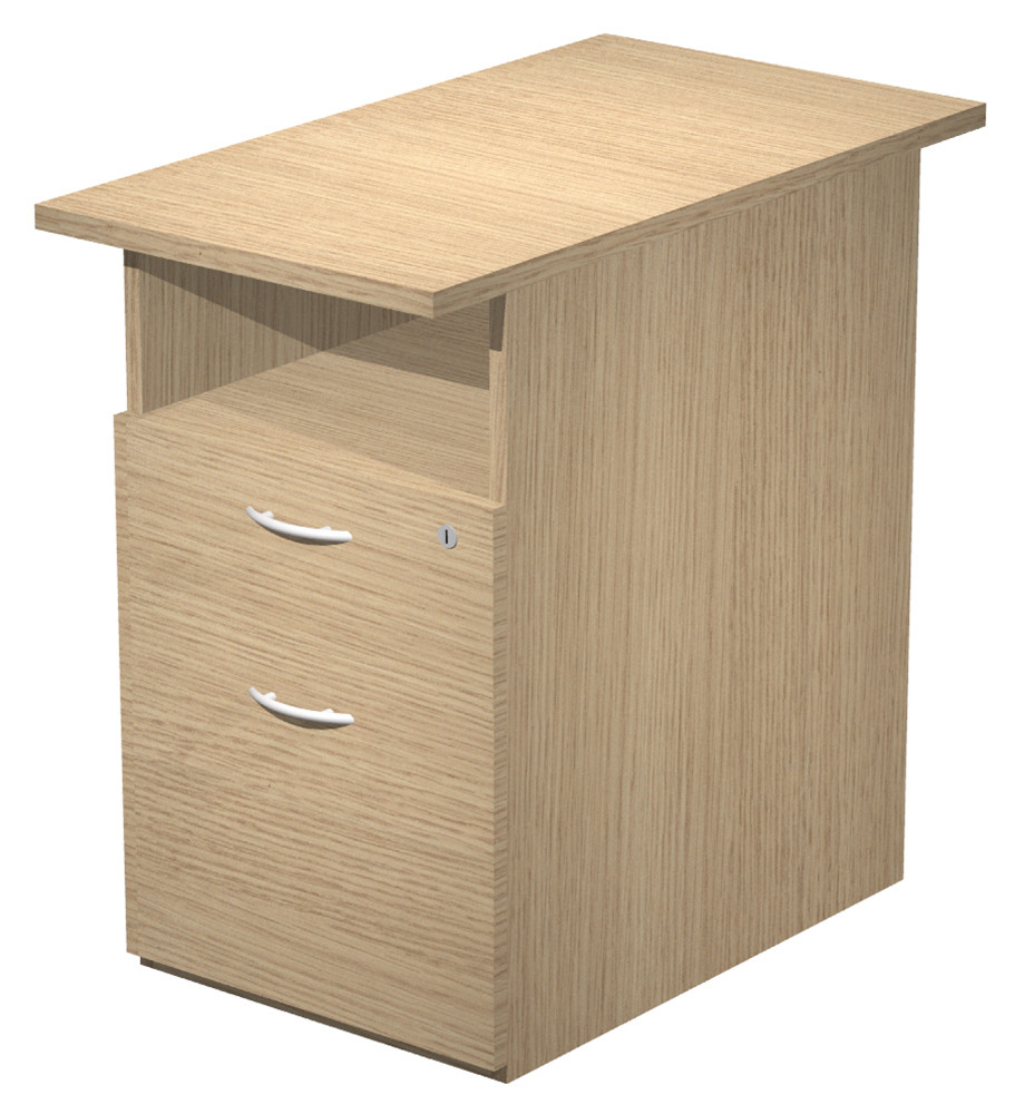 Caisson hauteur bureau Pronto - L.43 x P.80 x H.72 cm - Chne