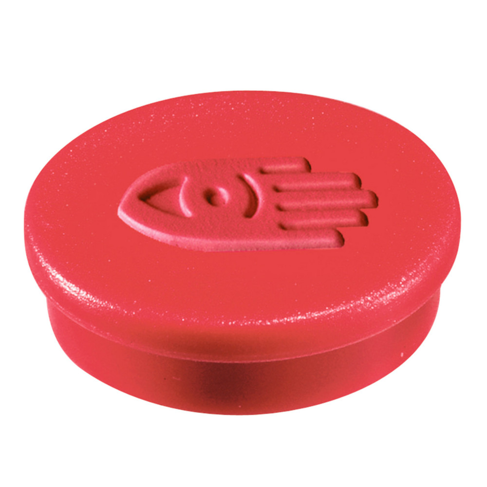 Legamaster Aimant rond 20mm Rouge - Lot de 10