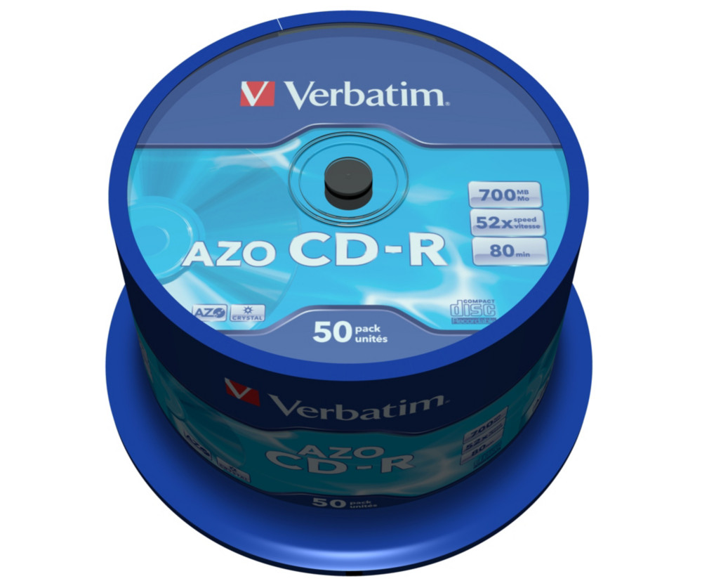 Verbatim CD-R 700 Mo 52 X Spindle de 50
