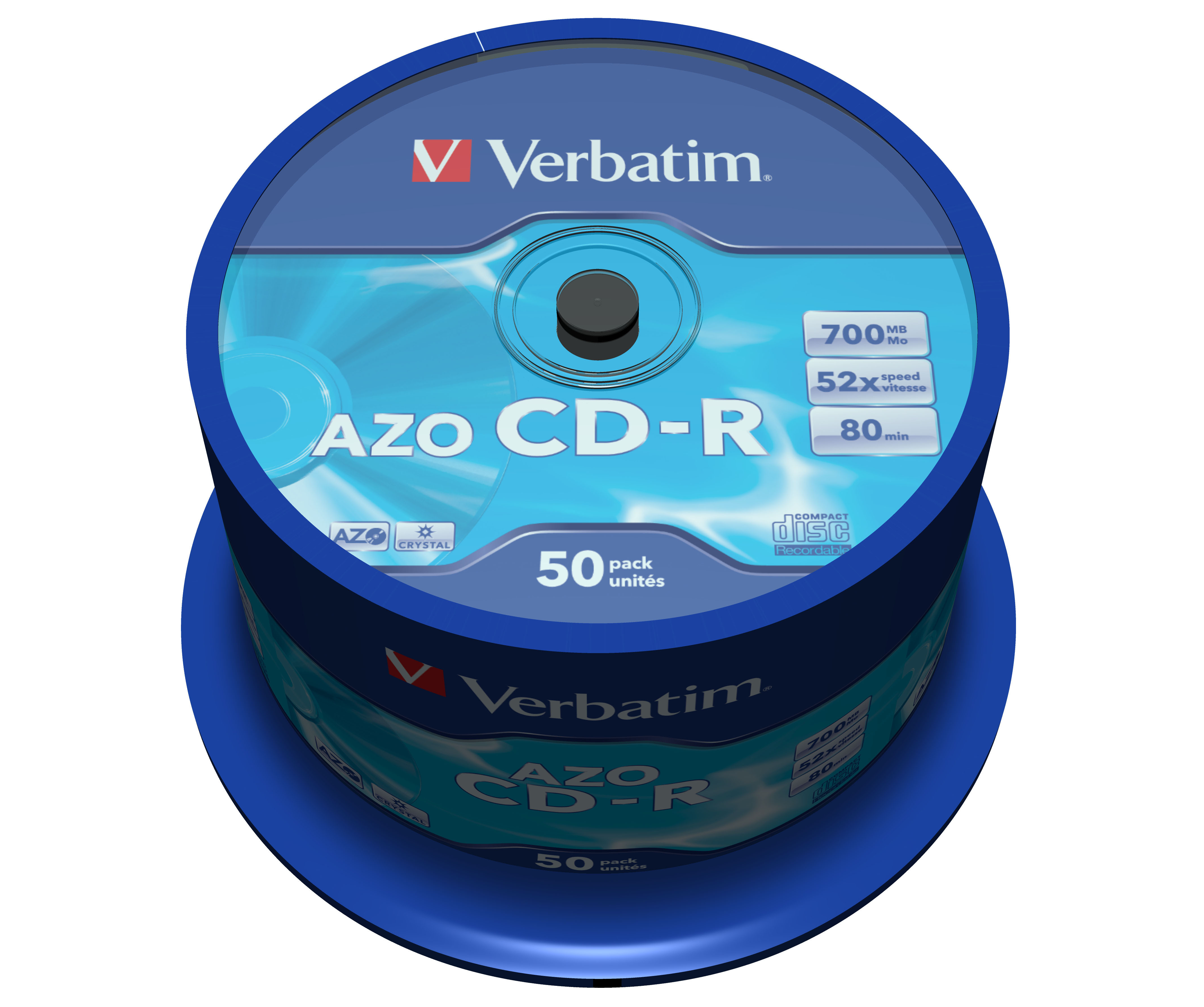 Verbatim DataLifePlus CD R x 50 700 Mo - vue 3