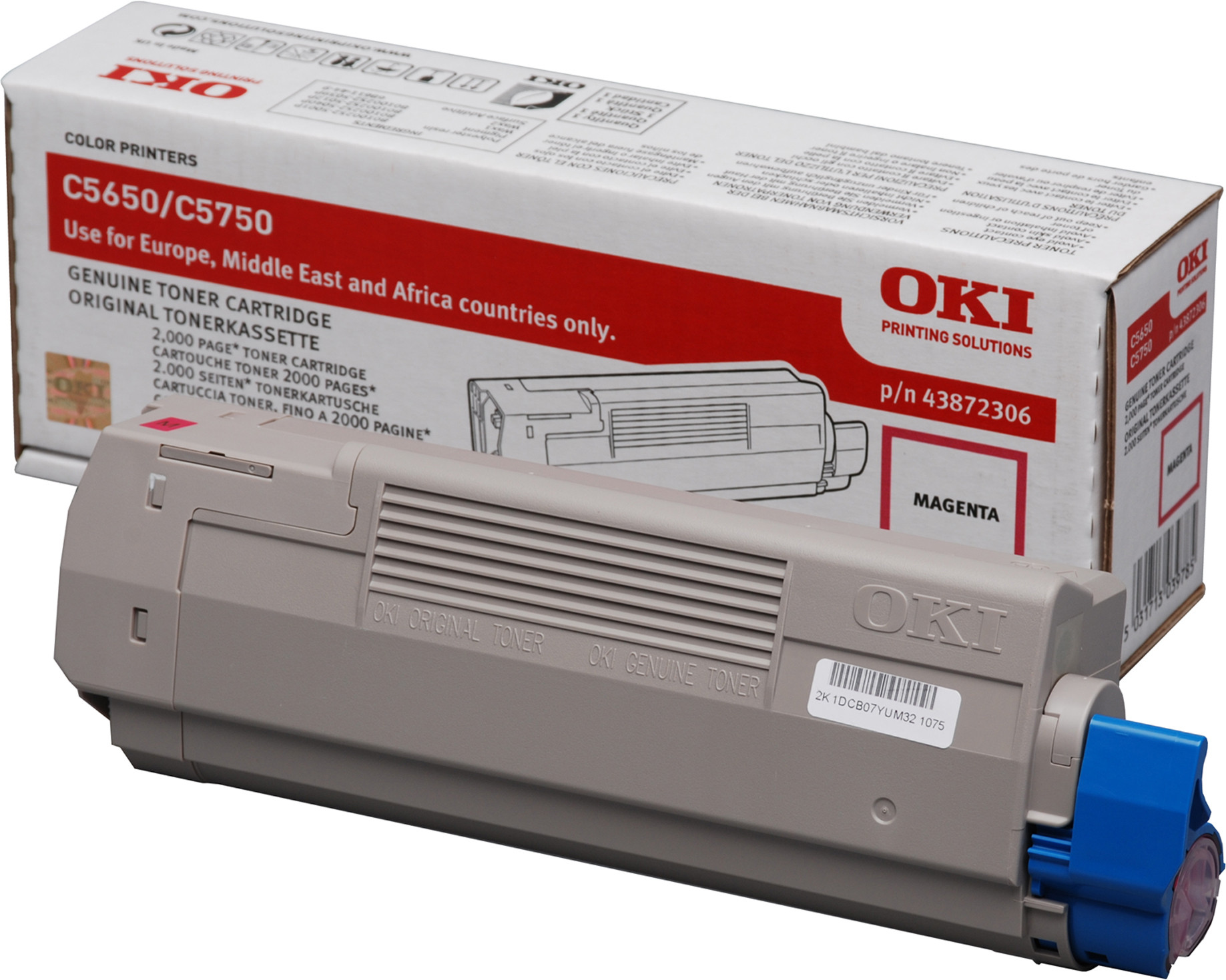 43872306 TONER C5650 2K Neuf - vue 3
