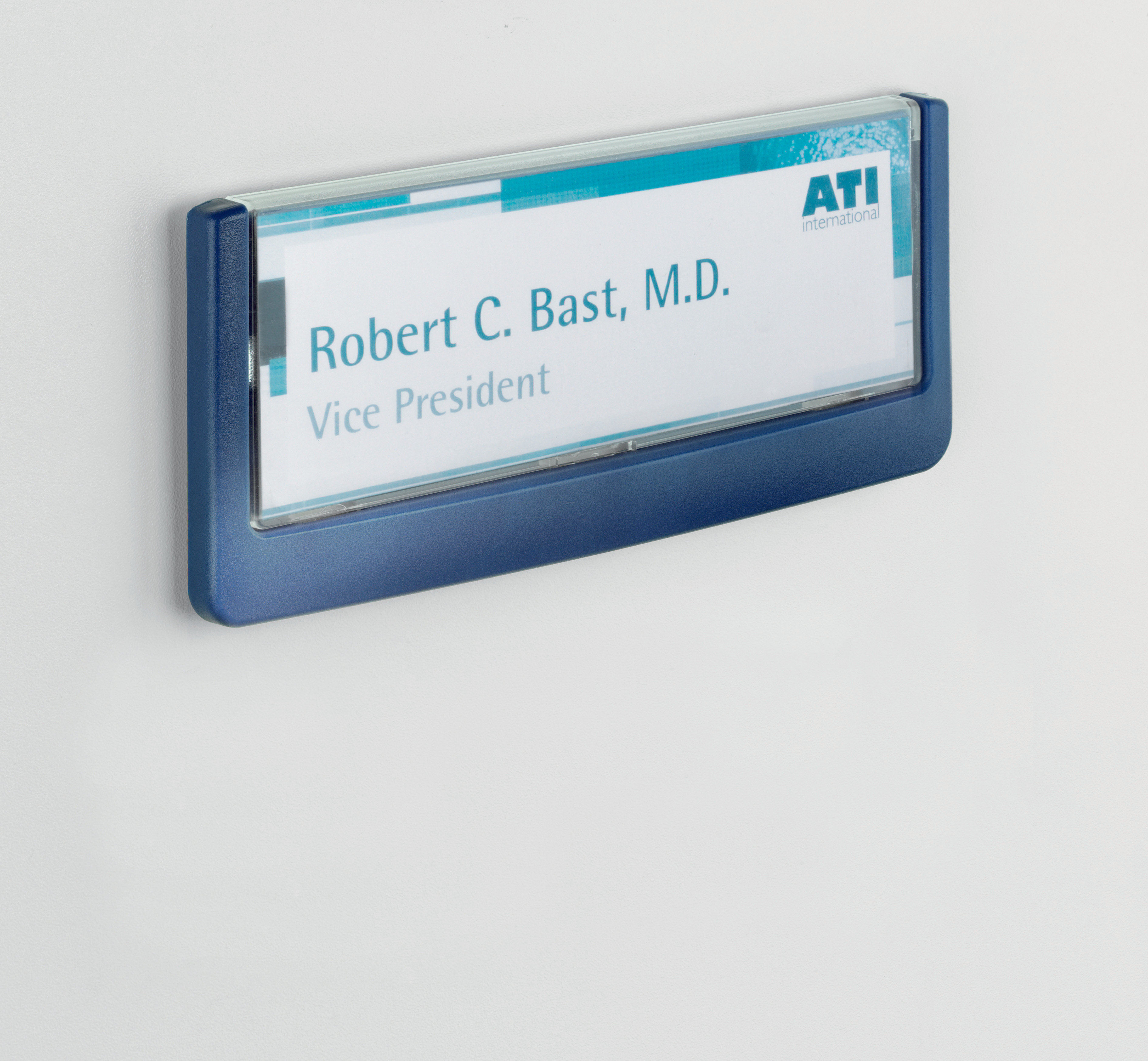DURABLE Plaque de porte Click Sign 149x52,5 mm bleu