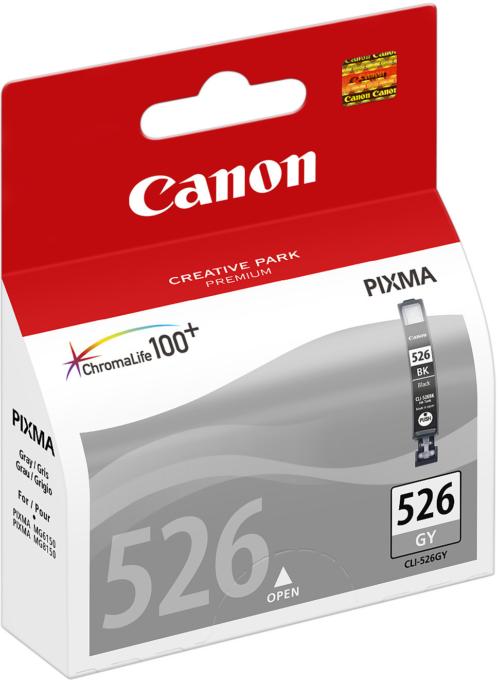 Canon CLI-526 Cartouche d'encre authentique 4544B001 - Gris