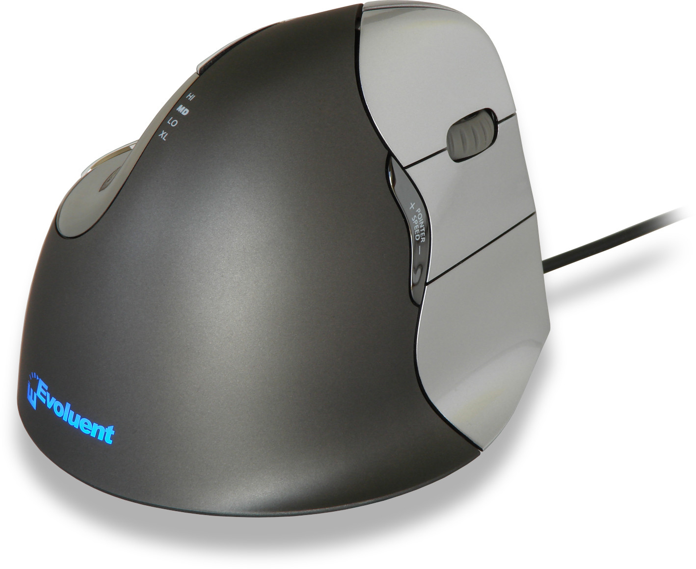 Bakker Elkhuizen Souris verticale Evoluent 4 filaire droitier - Taille M