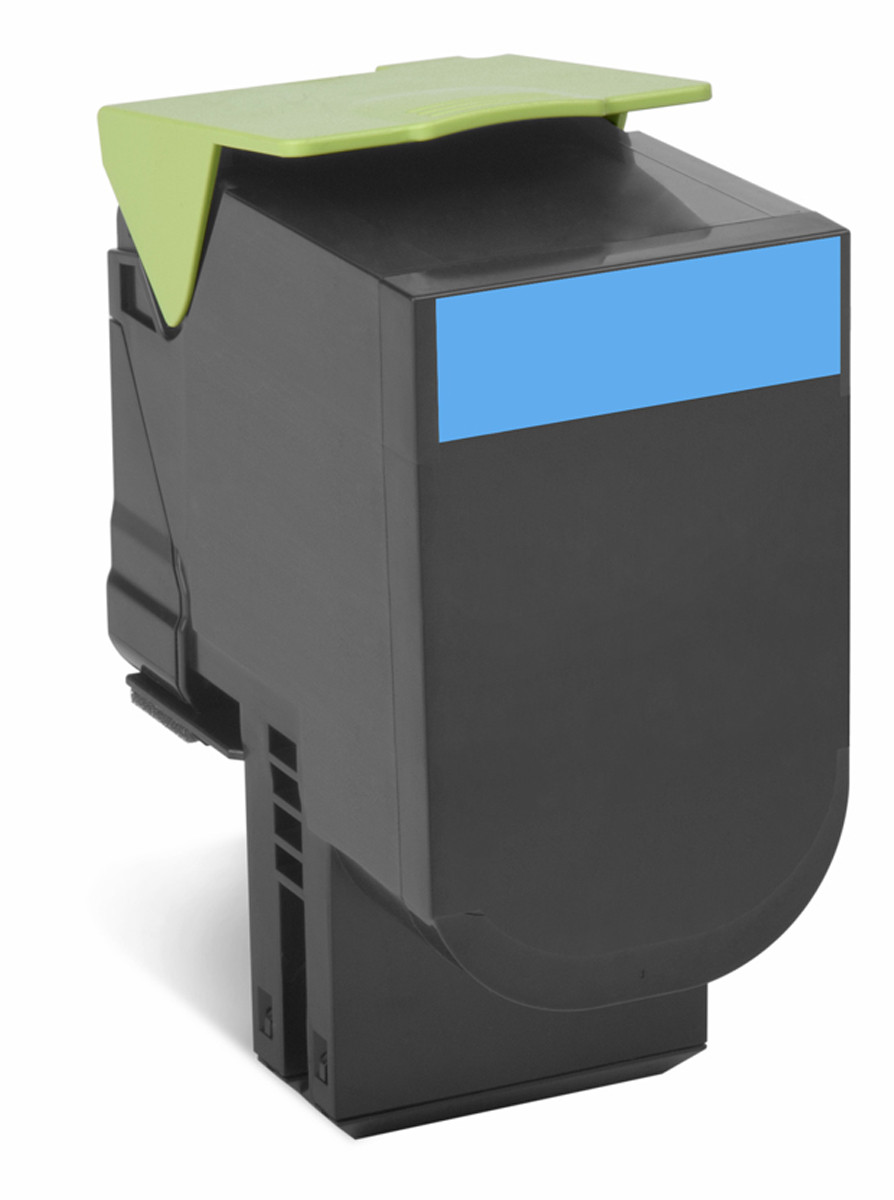 Lexmark 802SC Cyan original cartouche de toner LCCP LRP pour Lexmark CX310dn CX310n CX410de CX410dte CX410e CX510de CX510dhe CX510dthe
