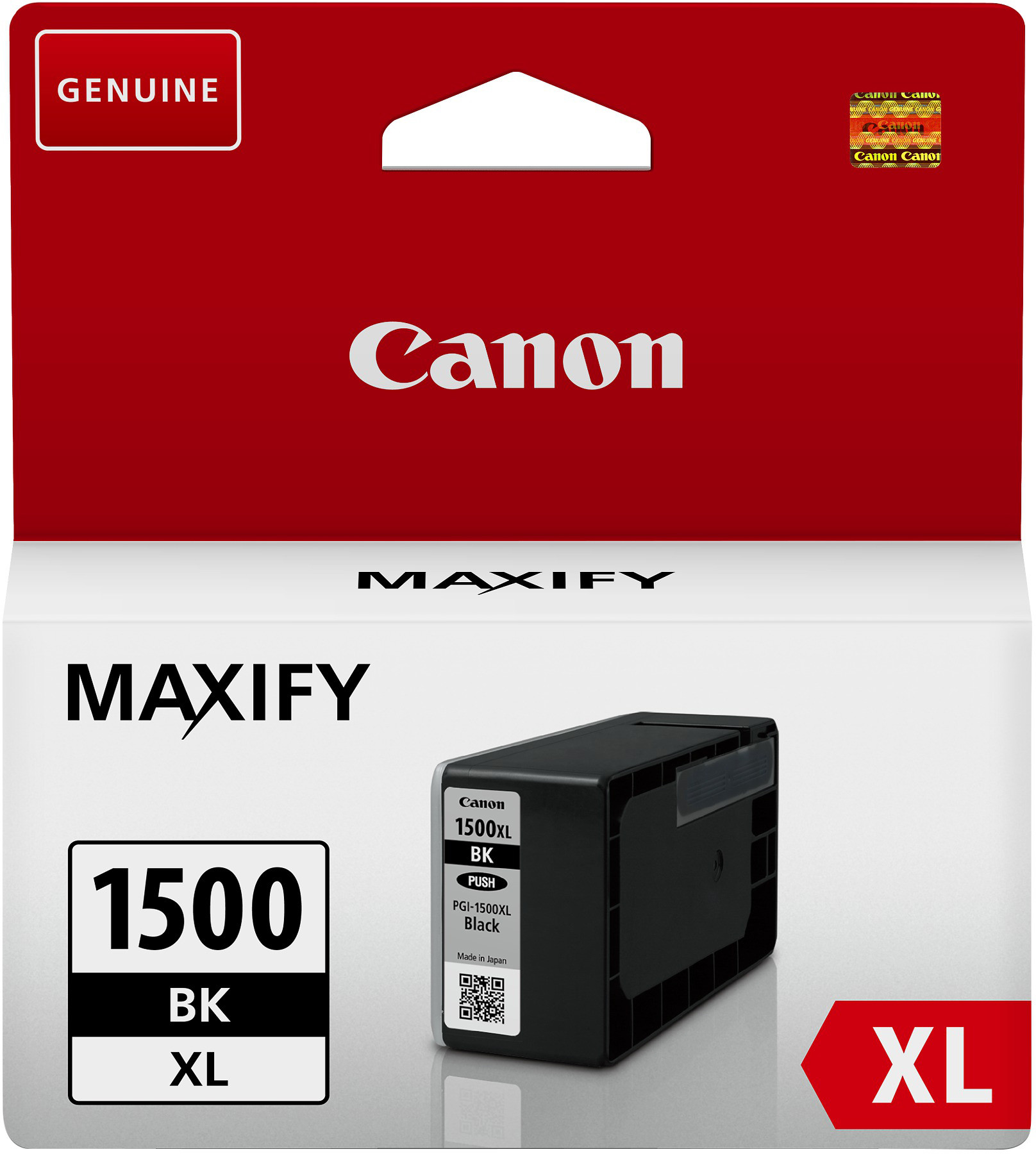 Canon PGI-1500XL Cartouche d'encre authentique grande capacité 9182B001 - Noir