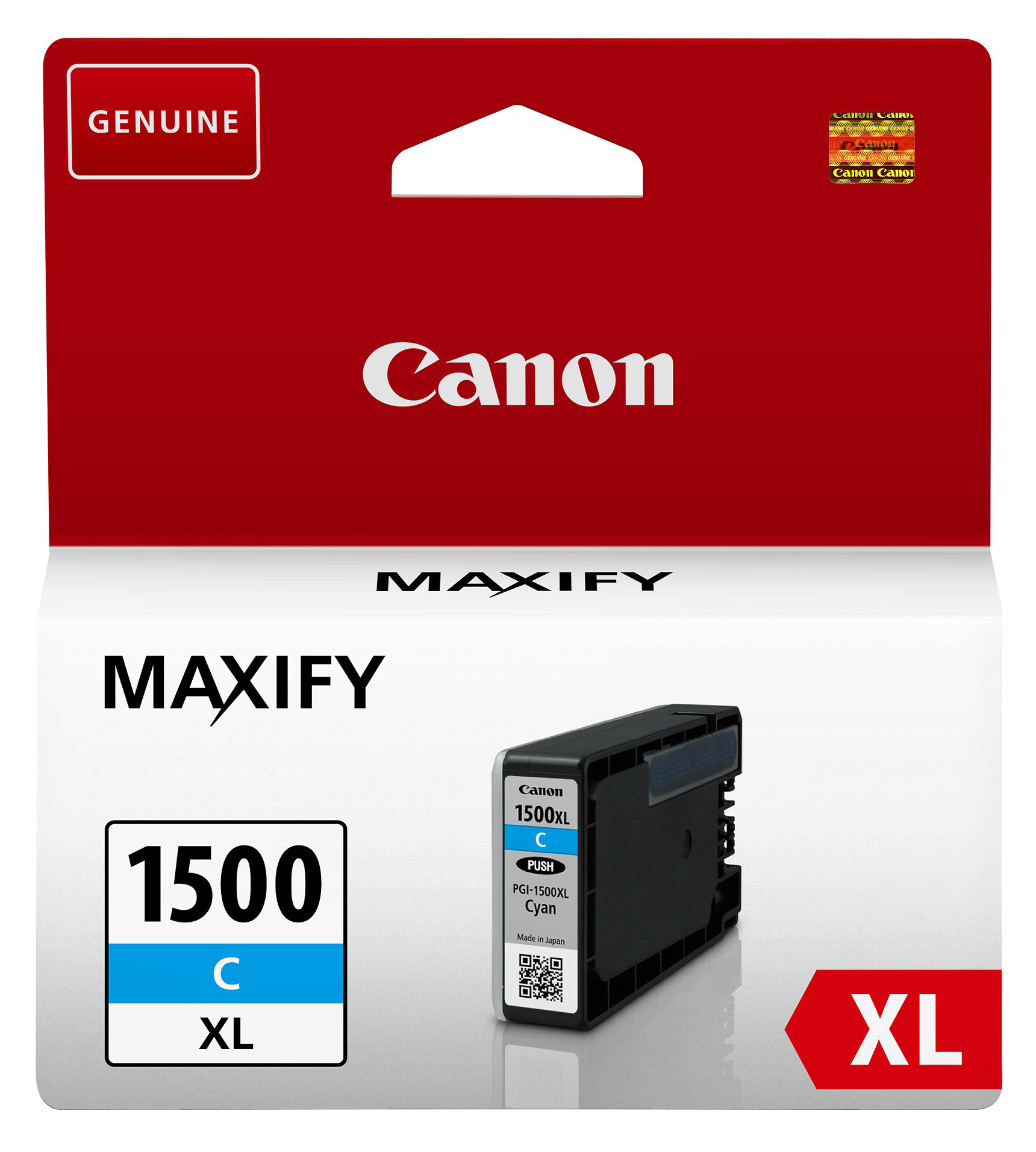 Canon PGI-1500XL Cartouche d'encre authentique grande capacité 9193B001 - Cyan