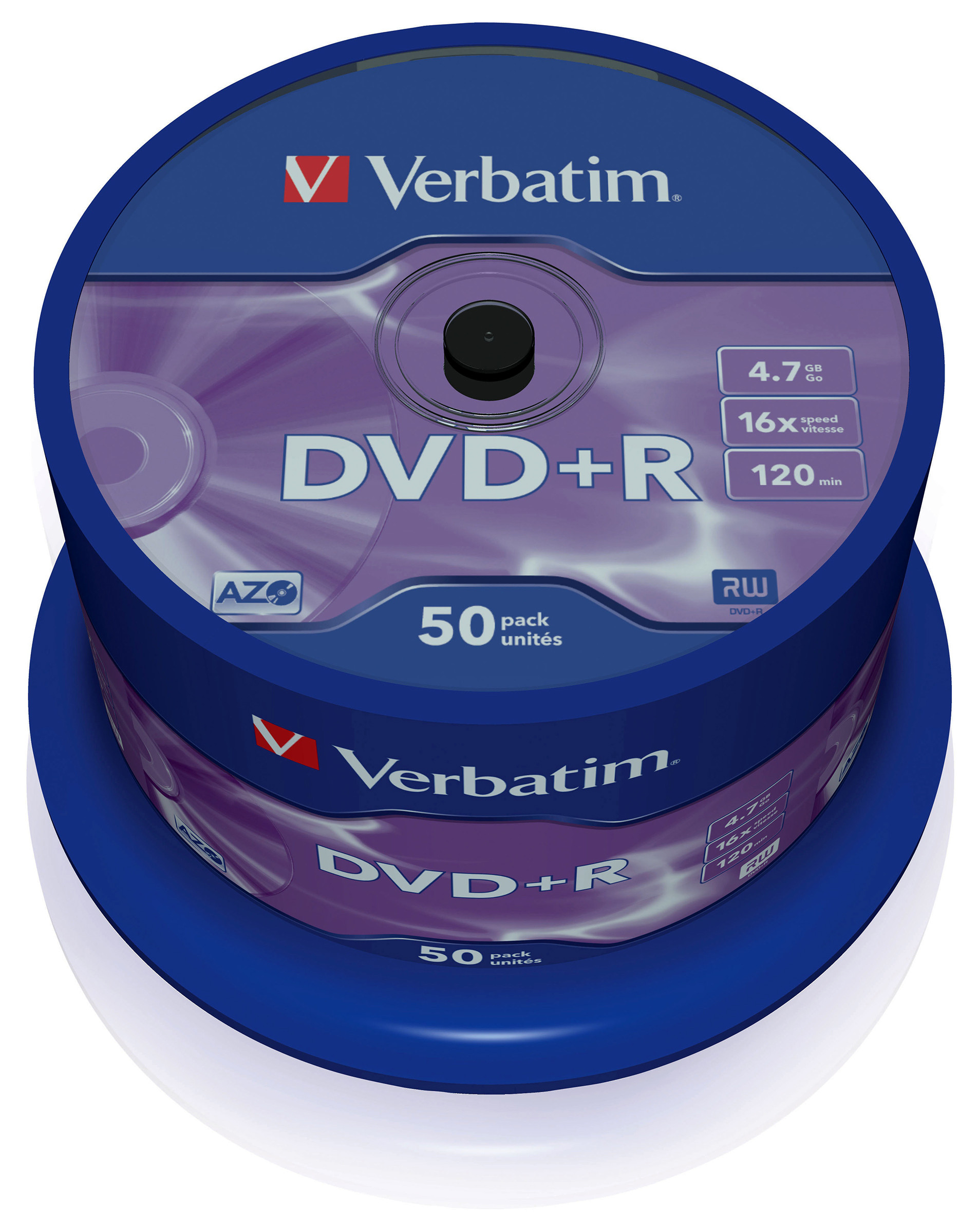 Verbatim DVD+R 4.7 GB 16 X Spindle