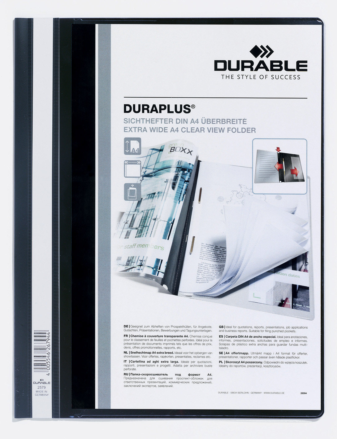 Durable DURAPLUS - chemise pour rapports