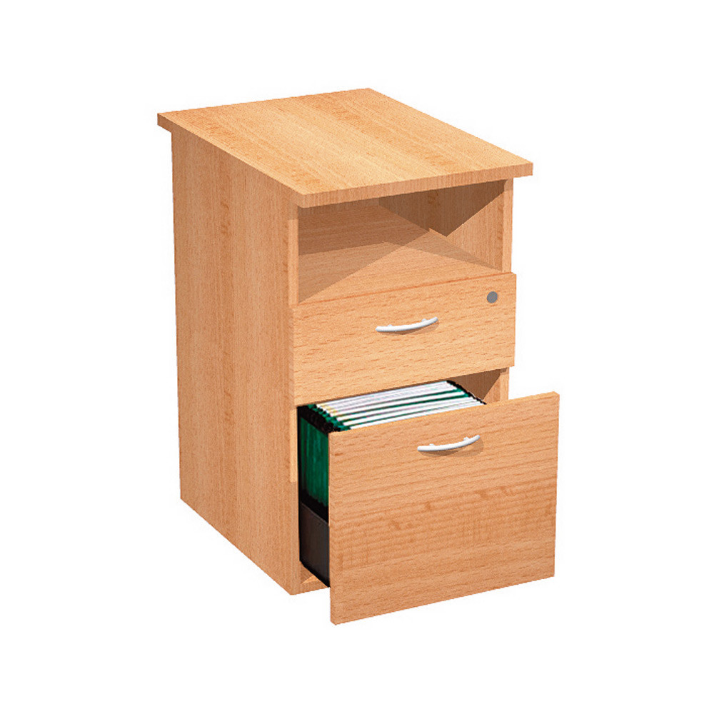 Caisson hauteur bureau Pronto - L.43 x P.80 x H.72 cm - Htre