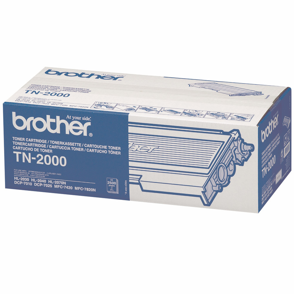 Brother TN2000 Toner original - Noir