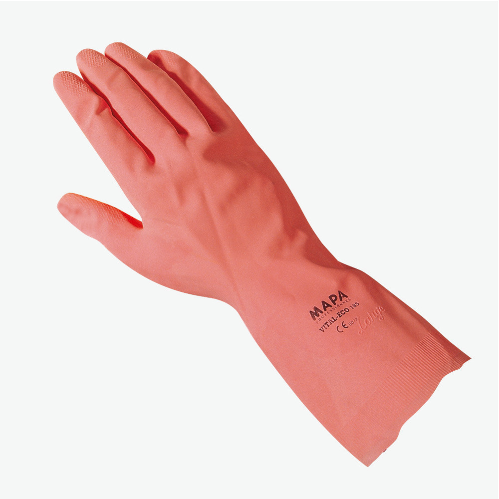 Mapa Gants de mnage Vital 115 - Rose - Taille 8 - Lot de 10 paires