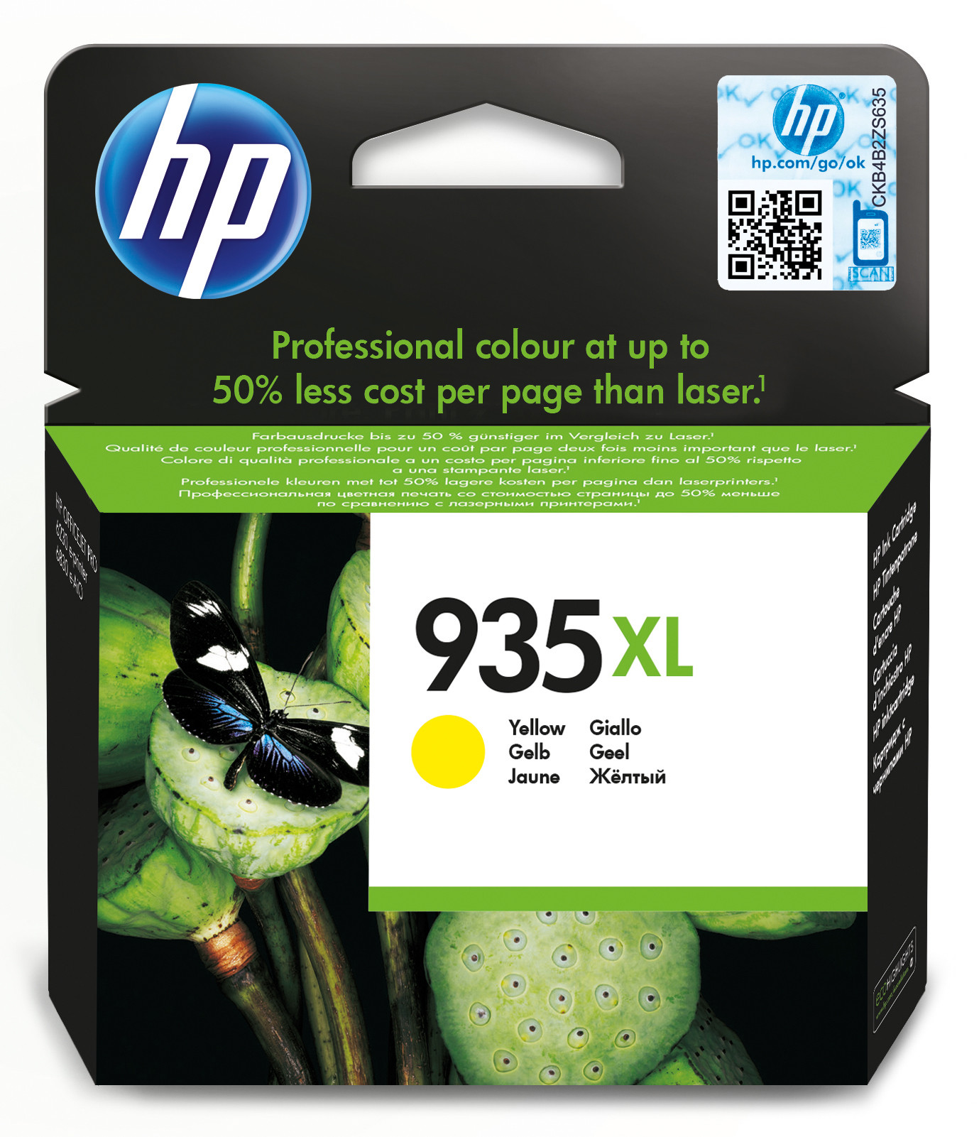 HP 935XL Cartouche d'encre authentique grande capacité C2P26AE - Jaune