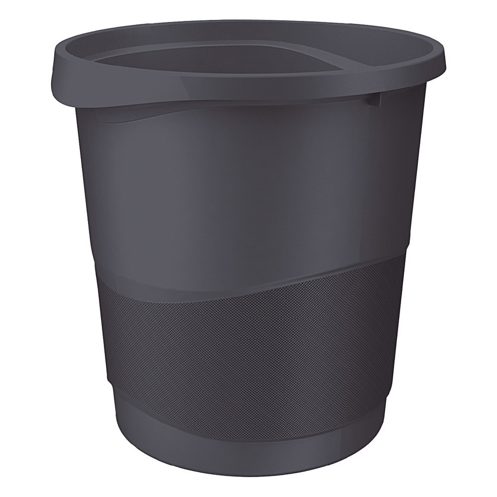 Esselte Corbeille à papier Europost opaque - 14L - Noir