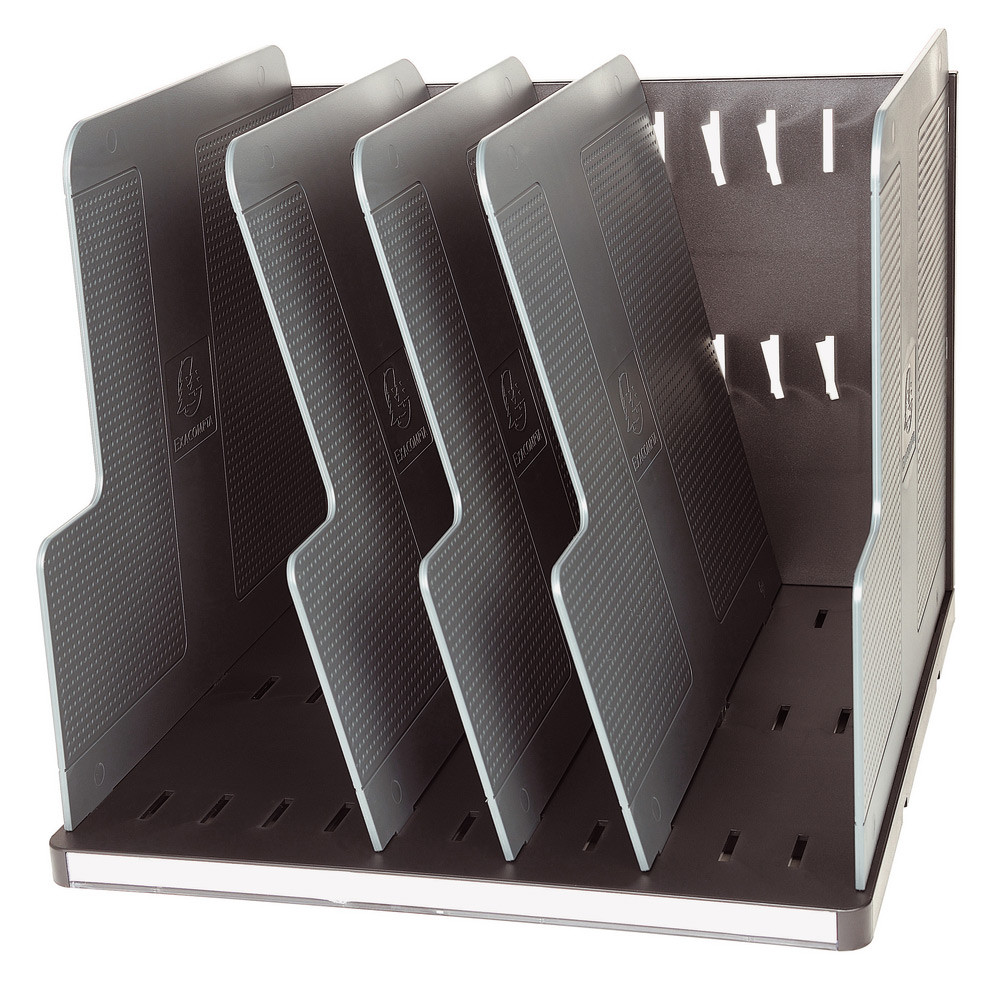 Exacompta Trieur  Modulotop - 5 sparateurs - Noir/Gris