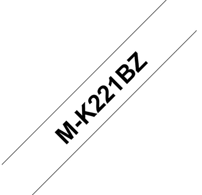 Brother Ruban titreuse BROTHER - MK-221 - criture Noir / fond Blanc - 9 mm x 8 m